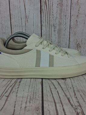 Rothys RS02 Cream Knit Sneakers Unisex Mens Size 9.5 Women's Size 11